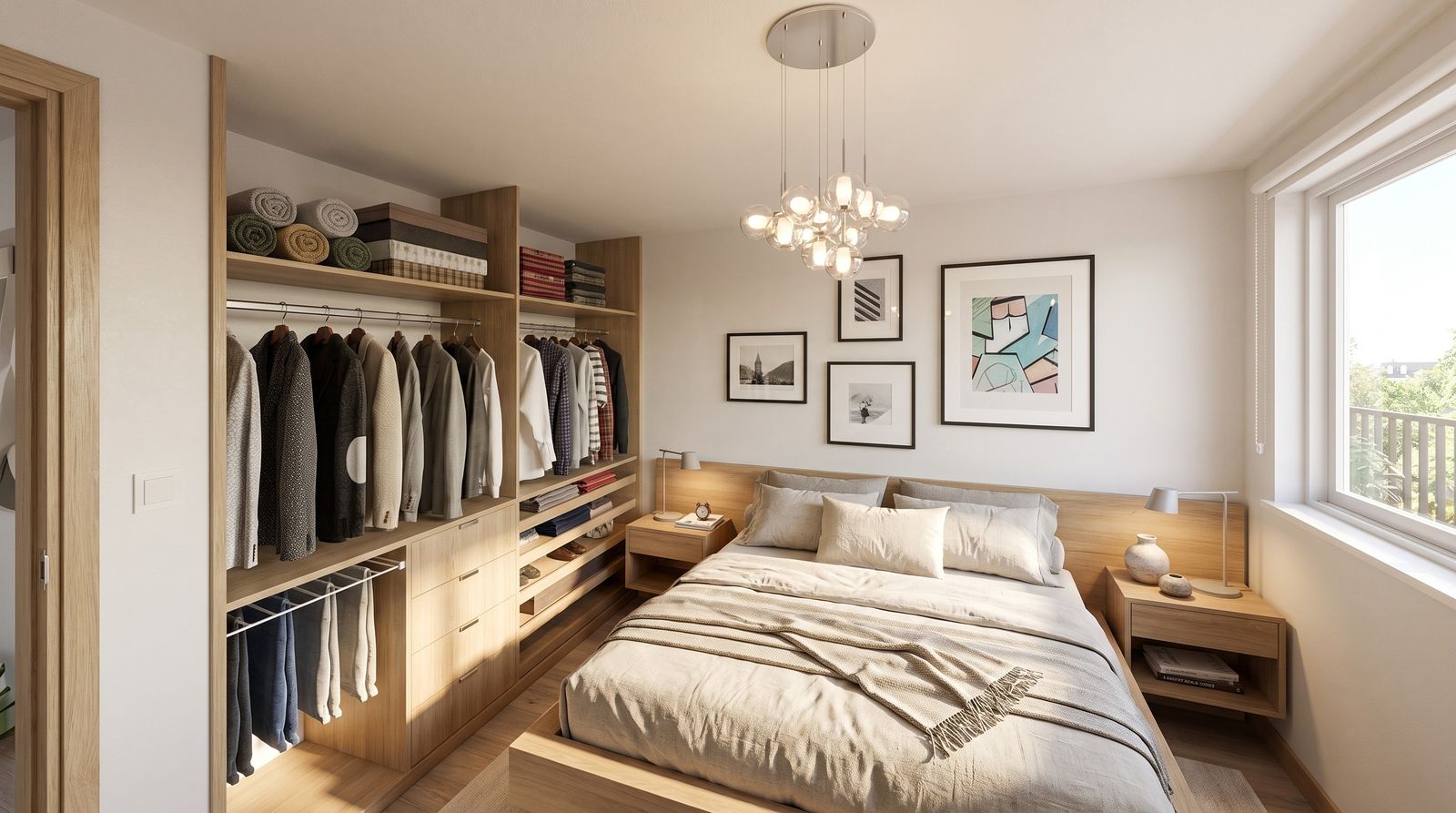 Habitación principal con clóset